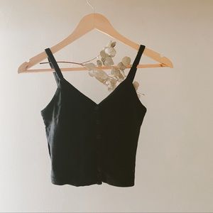 Brandy Melville Black Sweetheart Tank